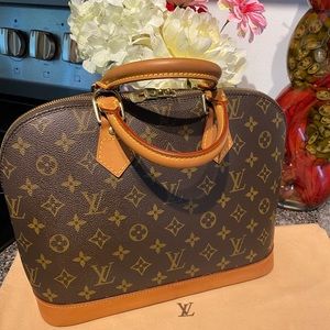 💯 Authentic Louis Vuitton Alma PM Monogram